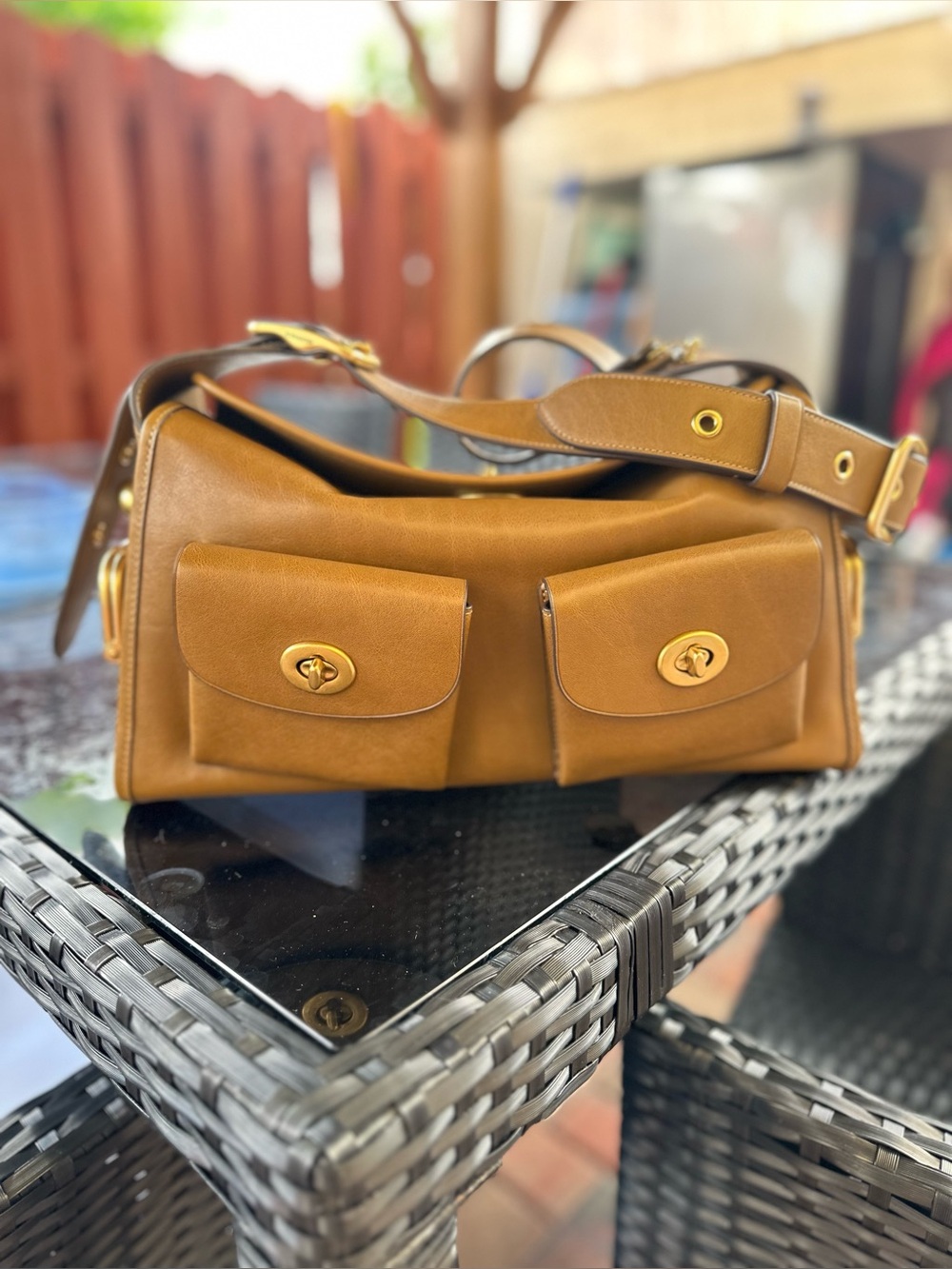 Coach Haversack Muted Olive - Picture 4 of 15